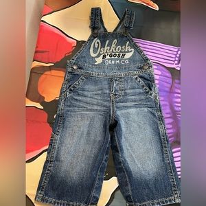 Oshkosh b Gosh Denim jumper Baby boy 9 months